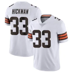 Cleveland Browns Men's Limited White Vapor Untouchable Jersey (33 Ronnie Hickman)