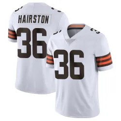 Cleveland Browns Men's Limited White Vapor Untouchable Jersey (36 Troy Hairston)