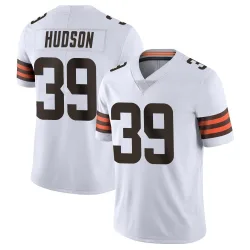 Cleveland Browns Men's Limited White Vapor Untouchable Jersey (39 Khaleke Hudson)