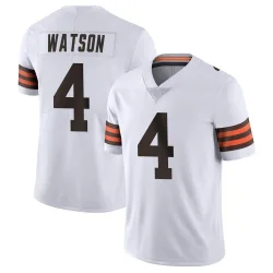 Cleveland Browns Men's Limited White Vapor Untouchable Jersey (4 Deshaun Watson)