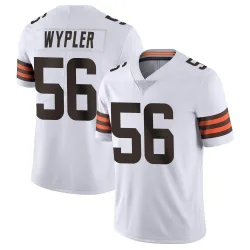 Cleveland Browns Men's Limited White Vapor Untouchable Jersey (56 Luke Wypler)