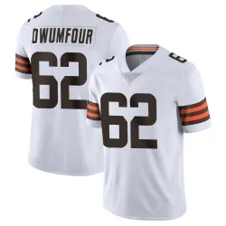 Cleveland Browns Men's Limited White Vapor Untouchable Jersey (62 Michael Dwumfour)