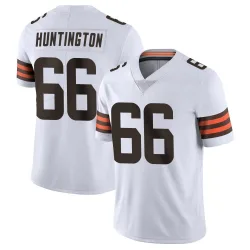 Cleveland Browns Men's Limited White Vapor Untouchable Jersey (66 Adin Huntington)