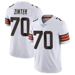 Cleveland Browns Men's Limited White Vapor Untouchable Jersey (70 Zak Zinter)