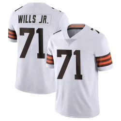 Cleveland Browns Men's Limited White Vapor Untouchable Jersey (71 Jedrick Wills Jr.)