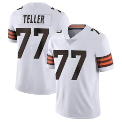 Cleveland Browns Men's Limited White Vapor Untouchable Jersey (77 Wyatt Teller)