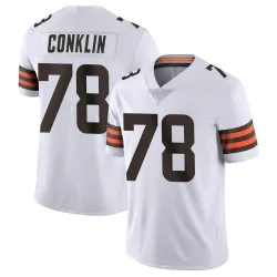 Cleveland Browns Men's Limited White Vapor Untouchable Jersey (78 Jack Conklin)