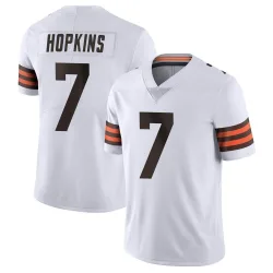 Cleveland Browns Men's Limited White Vapor Untouchable Jersey (7 Dustin Hopkins)