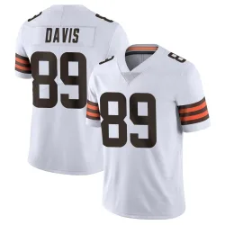 Cleveland Browns Men's Limited White Vapor Untouchable Jersey (89 Kaden Davis)