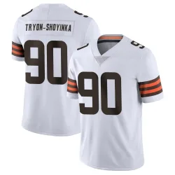 Cleveland Browns Men's Limited White Vapor Untouchable Jersey (90 Joe Tryon-Shoyinka)