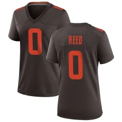 Cleveland Browns Women's Game Brown Alternate Jersey (0 Ja'seem Reed)
