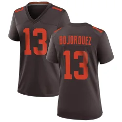 Cleveland Browns Women's Game Brown Alternate Jersey (13 Corey Bojorquez)