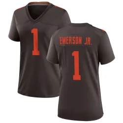 Cleveland Browns Women's Game Brown Alternate Jersey (1 Martin Emerson Jr.)