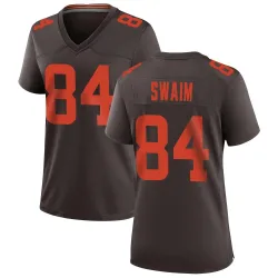 Cleveland Browns Women's Game Brown Alternate Jersey (84 Geoff Swaim)