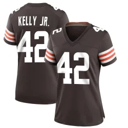 Cleveland Browns Women's Game Brown Team Color Jersey (42 John Kelly Jr.)