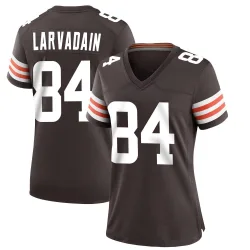 Cleveland Browns Women's Game Brown Team Color Jersey (84 Gage Larvadain)