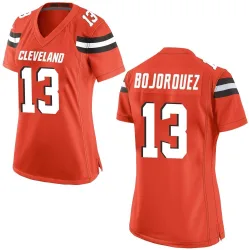Cleveland Browns Women's Game Orange Alternate Jersey (13 Corey Bojorquez)