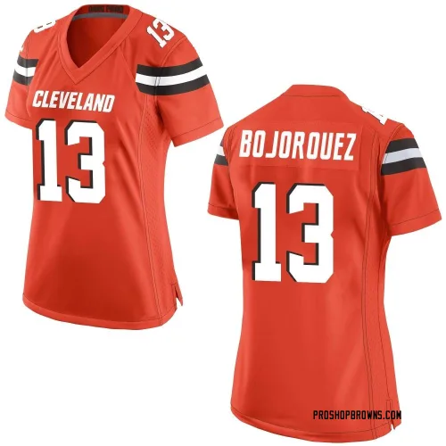 Cleveland Browns Women's Game Orange Alternate Jersey (13 Corey Bojorquez)