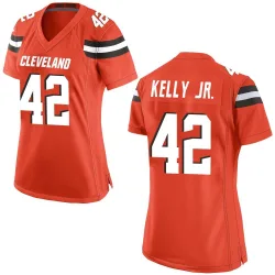 Cleveland Browns Women's Game Orange Alternate Jersey (42 John Kelly Jr.)