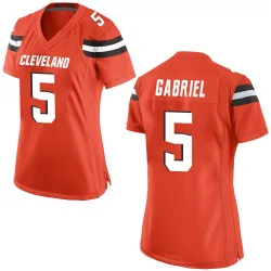 Cleveland Browns Women's Game Orange Alternate Jersey (5 Dillon Gabriel)