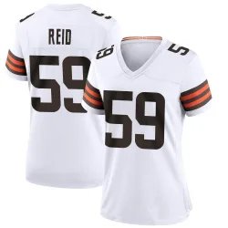 Cleveland Browns Women's Game White Jersey (59 Winston Reid)
