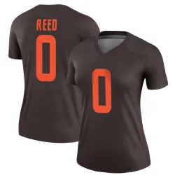 Cleveland Browns Women's Legend Brown Alternate Jersey (0 Ja'seem Reed)