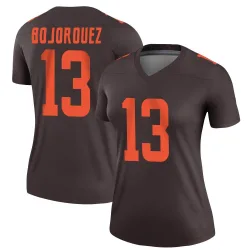Cleveland Browns Women's Legend Brown Alternate Jersey (13 Corey Bojorquez)