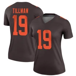 Cleveland Browns Women's Legend Brown Alternate Jersey (19 Cedric Tillman)