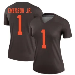 Cleveland Browns Women's Legend Brown Alternate Jersey (1 Martin Emerson Jr.)
