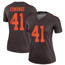 Cleveland Browns Women's Legend Brown Alternate Jersey (41 Chris Edmonds)