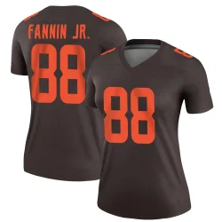 Cleveland Browns Women's Legend Brown Alternate Jersey (88 Harold Fannin Jr.)