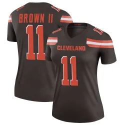 Cleveland Browns Women's Legend Brown Jersey (11 Tony Brown II)