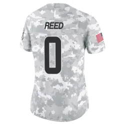 Cleveland Browns Women's Limited Arctic Camo 2024 Salute to Service Jersey (0 Ja'seem Reed)