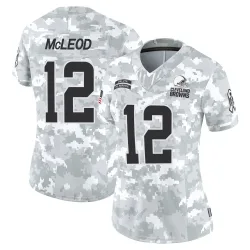 Cleveland Browns Women's Limited Arctic Camo 2024 Salute to Service Jersey (12 Rodney McLeod Jr.)