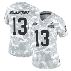 Cleveland Browns Women's Limited Arctic Camo 2024 Salute to Service Jersey (13 Corey Bojorquez)