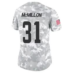 Cleveland Browns Women's Limited Arctic Camo 2024 Salute to Service Jersey (31 Donovan McMillon)