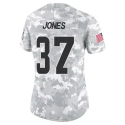Cleveland Browns Women's Limited Arctic Camo 2024 Salute to Service Jersey (37 Dom Jones)