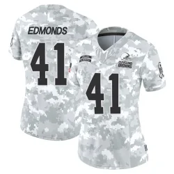 Cleveland Browns Women's Limited Arctic Camo 2024 Salute to Service Jersey (41 Chris Edmonds)