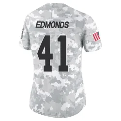 Cleveland Browns Women's Limited Arctic Camo 2024 Salute to Service Jersey (41 Chris Edmonds)
