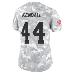 Cleveland Browns Women's Limited Arctic Camo 2024 Salute to Service Jersey (44 Anthony Kendall)