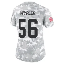 Cleveland Browns Women's Limited Arctic Camo 2024 Salute to Service Jersey (56 Luke Wypler)