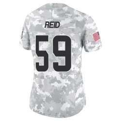 Cleveland Browns Women's Limited Arctic Camo 2024 Salute to Service Jersey (59 Winston Reid)