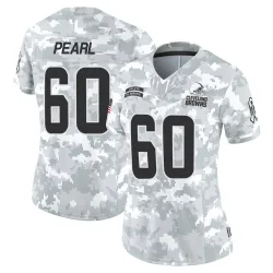 Cleveland Browns Women's Limited Arctic Camo 2024 Salute to Service Jersey (60 Julian Pearl)