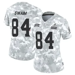 Cleveland Browns Women's Limited Arctic Camo 2024 Salute to Service Jersey (84 Geoff Swaim)