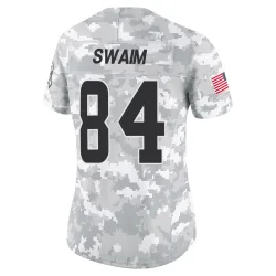Cleveland Browns Women's Limited Arctic Camo 2024 Salute to Service Jersey (84 Geoff Swaim)