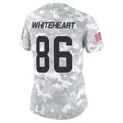 Cleveland Browns Women's Limited Arctic Camo 2024 Salute to Service Jersey (86 Blake Whiteheart)