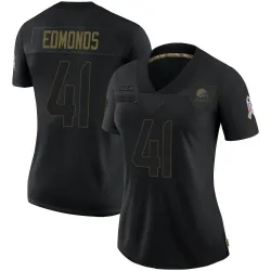 Cleveland Browns Women's Limited Black 2020 Salute To Service Jersey (41 Chris Edmonds)