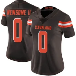 Cleveland Browns Women's Limited Brown Team Color Vapor Untouchable Jersey (0 Greg Newsome II)