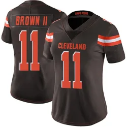 Cleveland Browns Women's Limited Brown Team Color Vapor Untouchable Jersey (11 Tony Brown II)