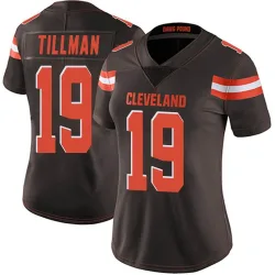 Cleveland Browns Women's Limited Brown Team Color Vapor Untouchable Jersey (19 Cedric Tillman)